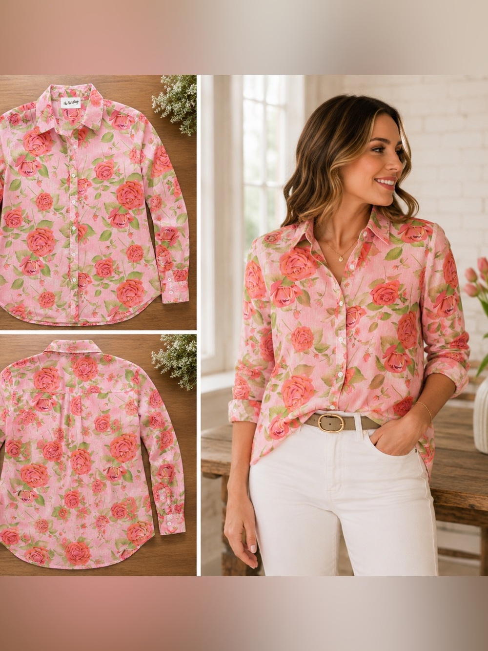 THE NU VINTAGE- Pink Gigi Top NWT